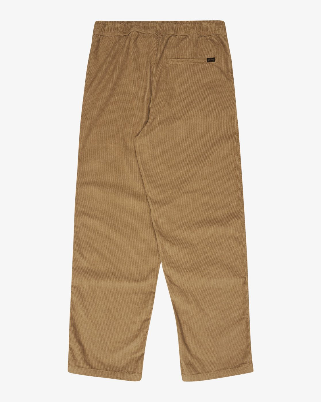 Billabong Mens Larry Cord Elasticated Waist Corduroy Trousers - Gravel