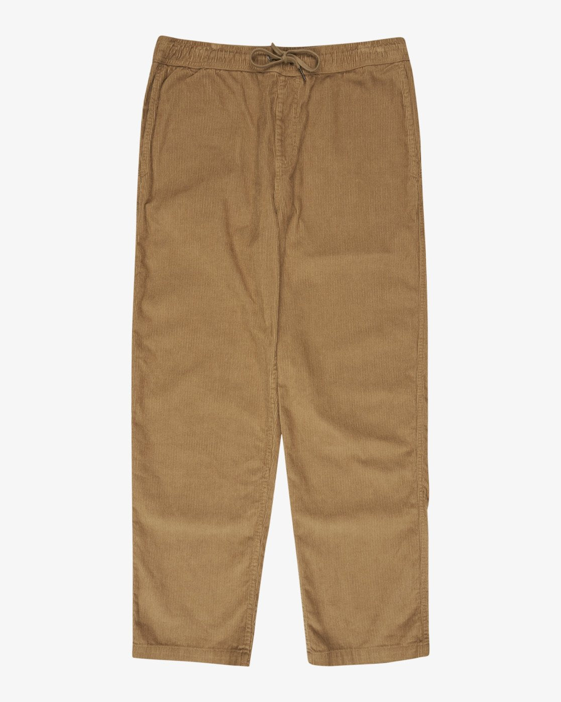 Billabong Mens Larry Cord Elasticated Waist Corduroy Trousers - Gravel