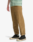 Billabong Mens Larry Cord Elasticated Waist Corduroy Trousers - Gravel