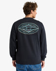 Billabong Mens Foundation Crew Sweatshirt - Black - ManGo Surfing
