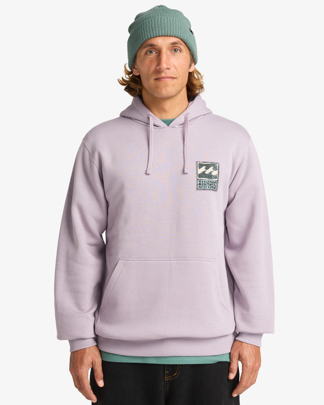 Billabong Mens Foundation PO Hoodie - Light Purple - ManGo Surfing