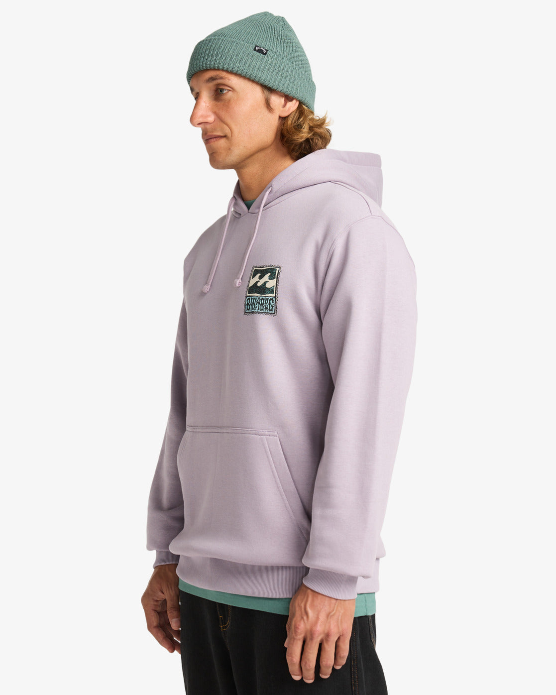 Billabong Mens Foundation PO Hoodie - Light Purple - ManGo Surfing