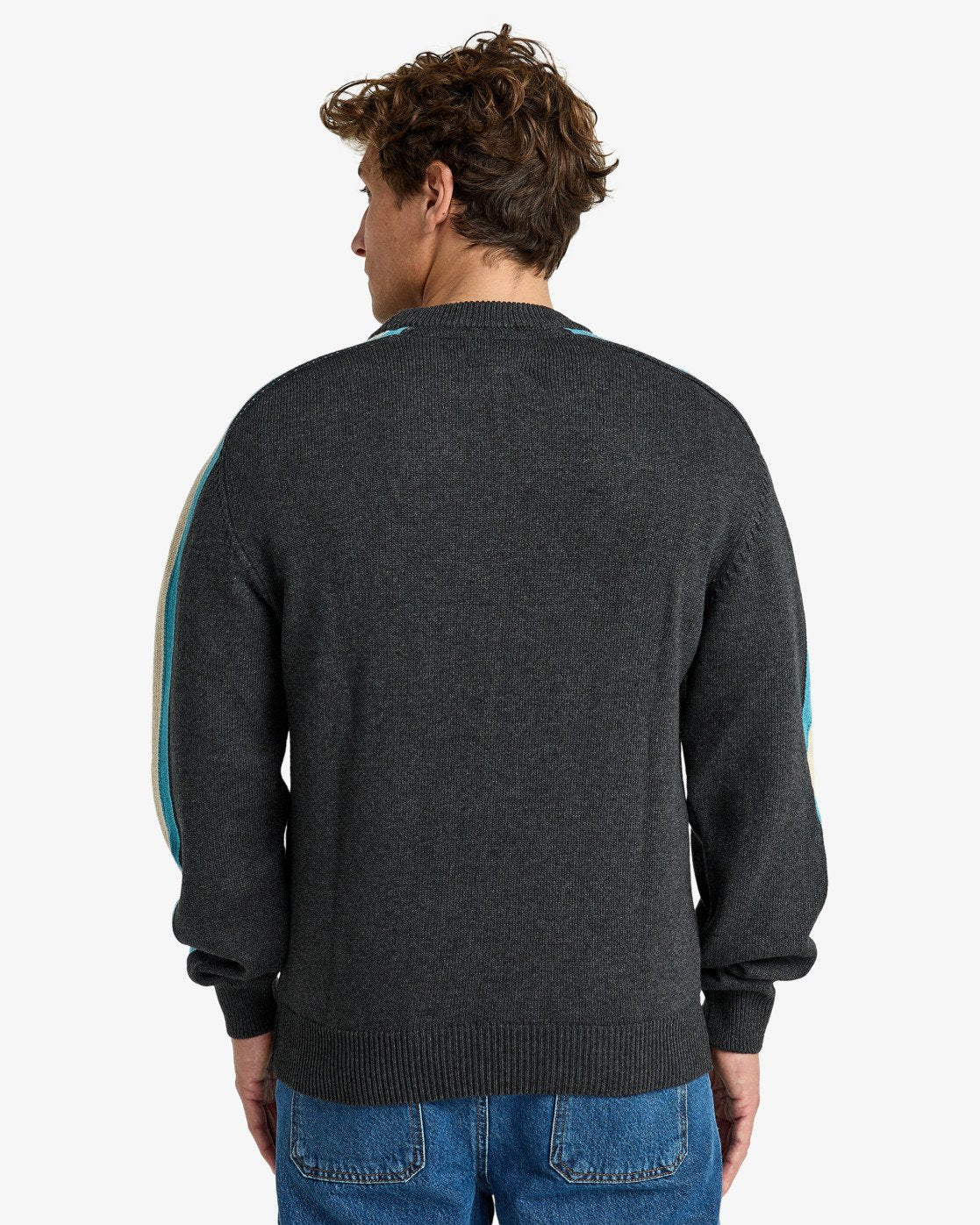Billabong Mens Unlock Diamond Jumper - Raven