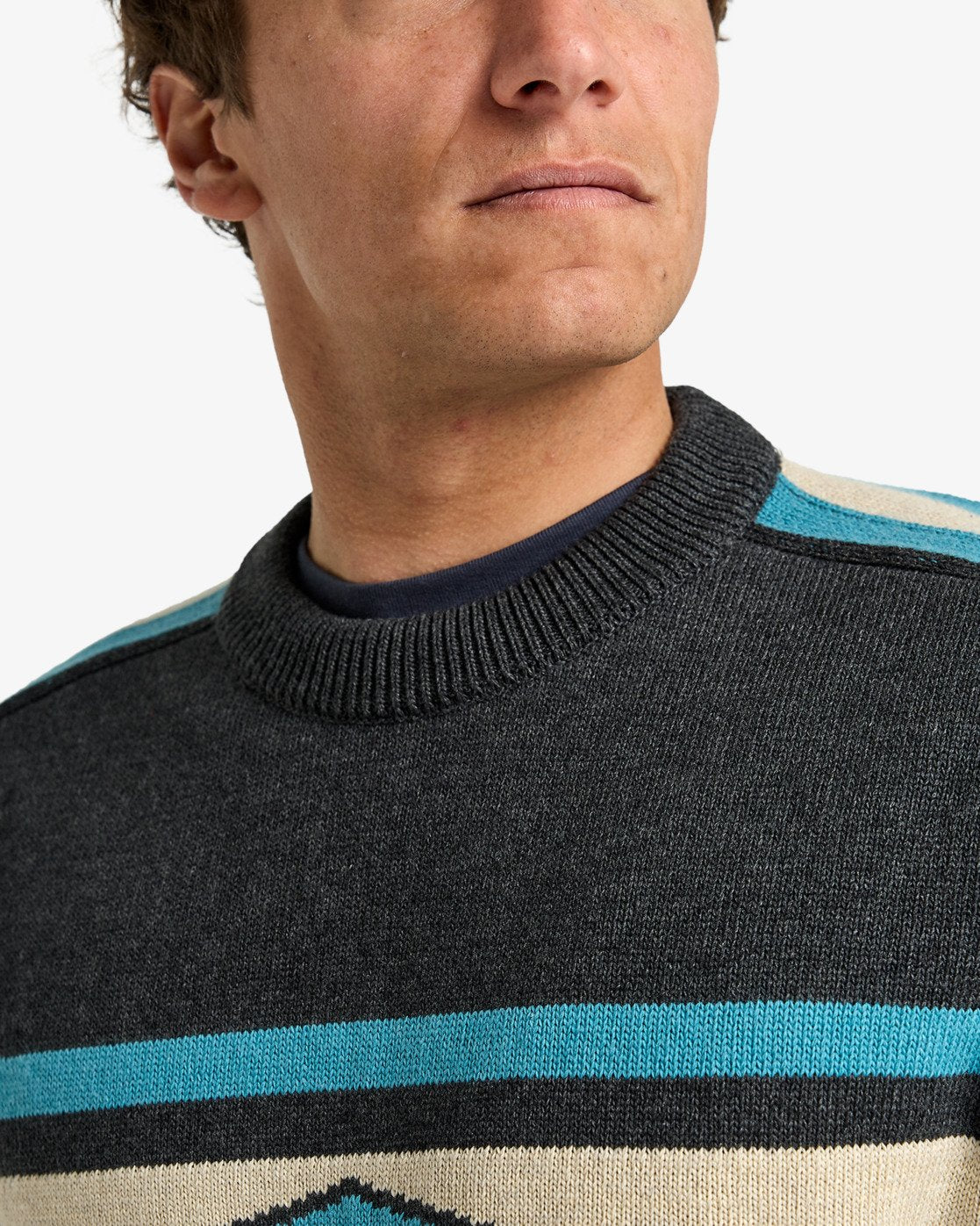 Billabong Mens Unlock Diamond Jumper - Raven