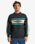 Billabong Mens Unlock Diamond Jumper - Raven