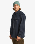 Billabong Mens Del Mar Flannel Long Sleeve Shirt - Dark Navy
