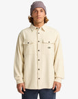 Billabong Mens Del Mar Flannel Long Sleeve Shirt - Sand