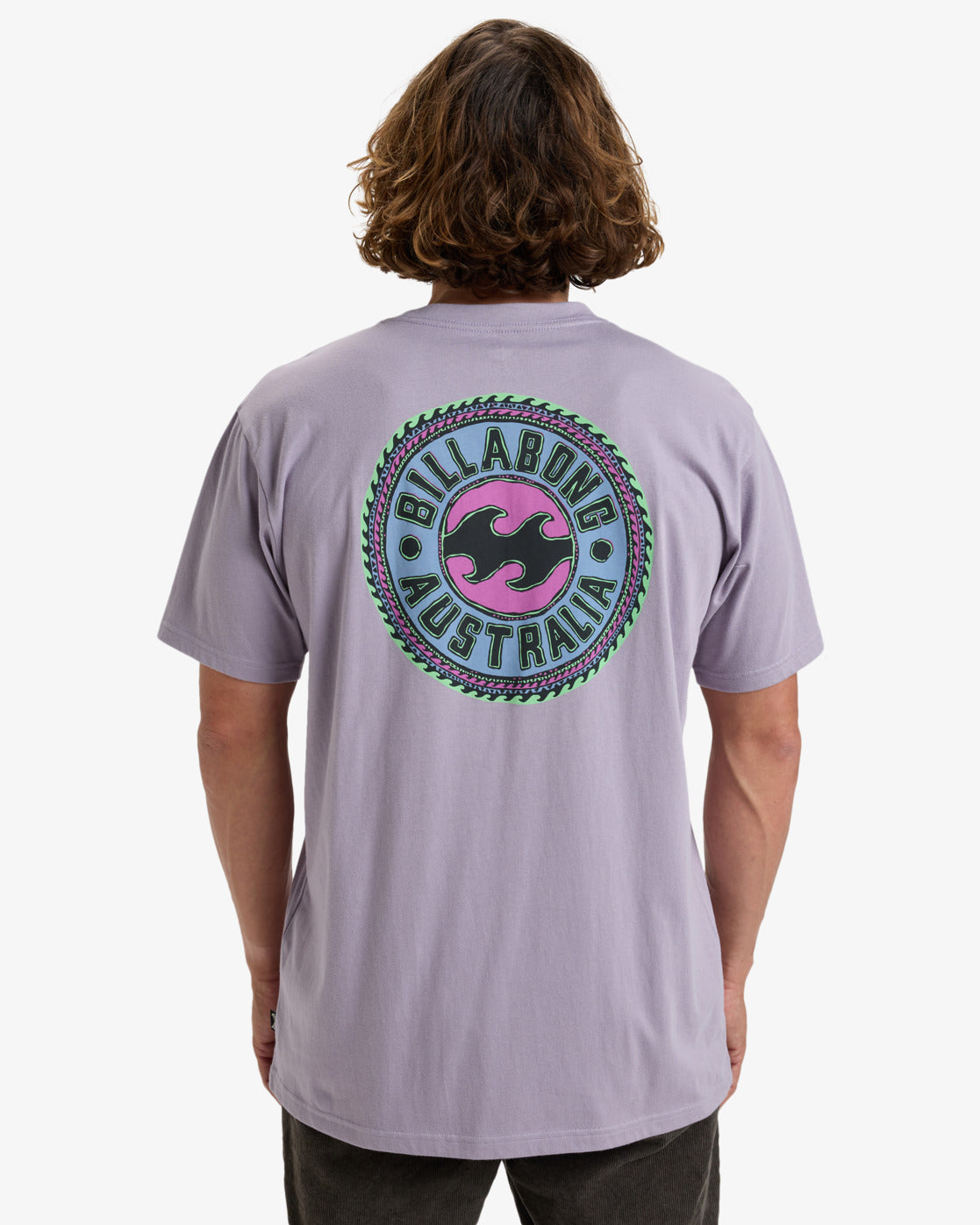 Billabong Mens Know The Feeling T-Shirt - Light Purple