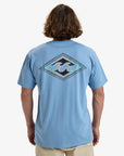 Billabong Mens Crayon Wave T-Shirt - Sky Blue