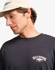 Billabong Mens Arch Wave Washed T-Shirt - Dark Navy