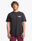 Billabong Mens Arch Wave Washed T-Shirt - Dark Navy