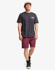 Billabong Mens Arch Wave Washed T-Shirt - Dark Navy