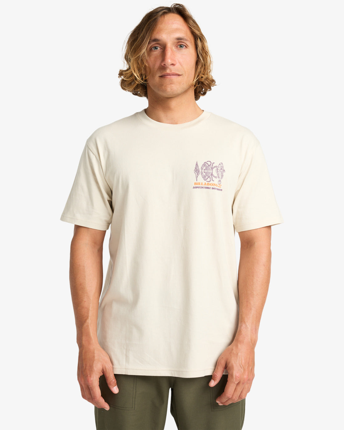 Billabong Mens Fauna T-Shirt - Chino