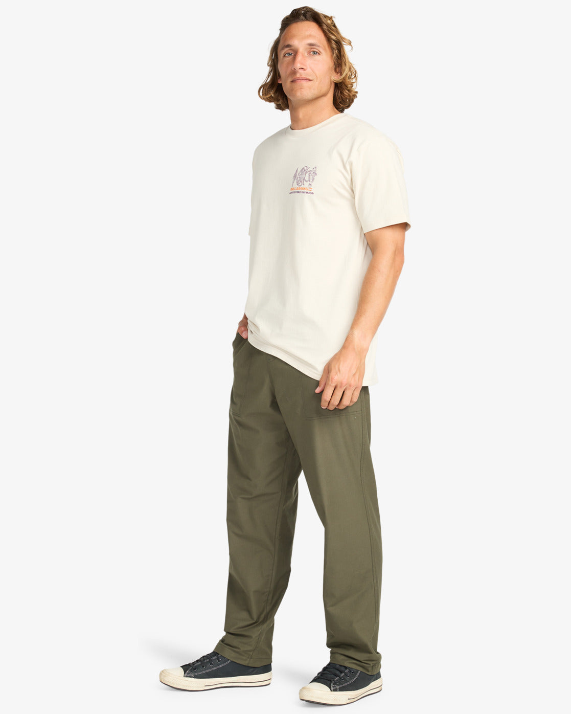 Billabong Mens Fauna T-Shirt - Chino