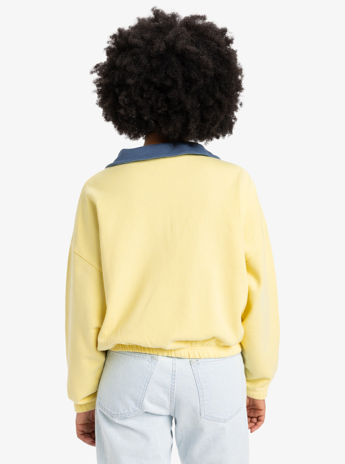 Quiksilver Womens Half Zip Pullover Sweatshirt - Popcorn - ManGo Surfing