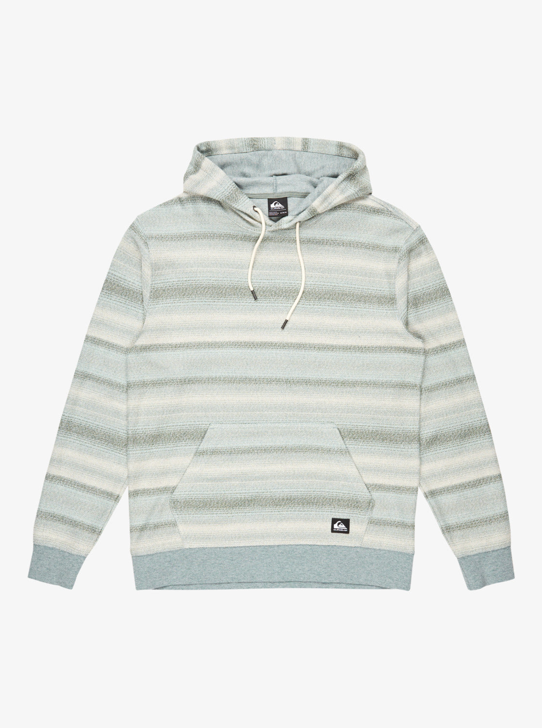 Quiksilver Mens Great Otway Pullover Hoodie - Abbey Stone - ManGo Surfing