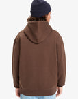 Quiksilver Mens Salt Water Hoodie - Chocolate Brown - ManGo Surfing