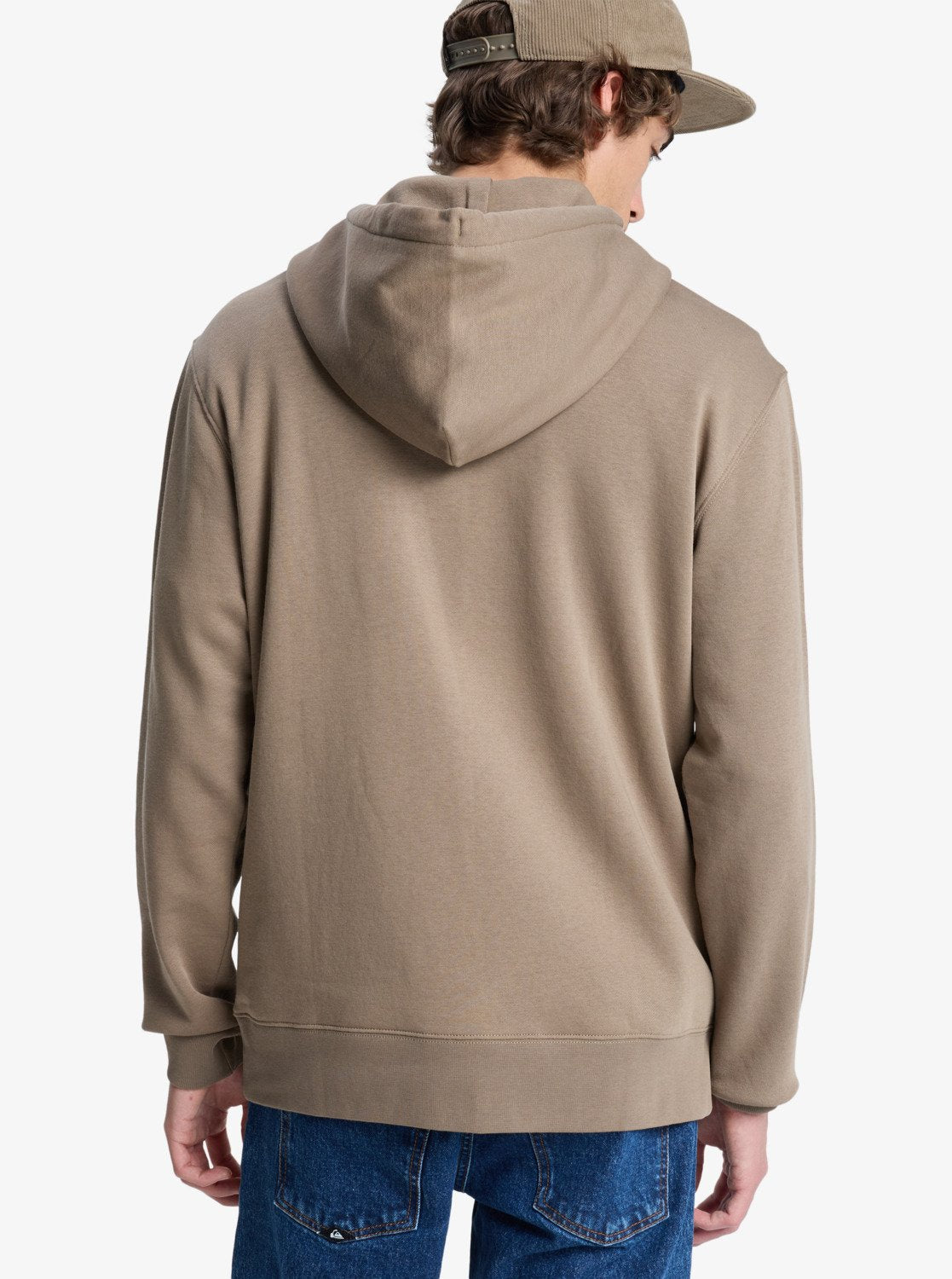 Quiksilver Mens Salt Water Full Zip Hoodie - Fallen Rock - ManGo Surfing