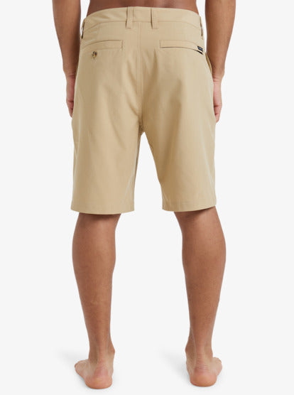 Quiksilver Mens Union 20&quot; Amphibian Hybrid Shorts - Khaki - ManGo Surfing