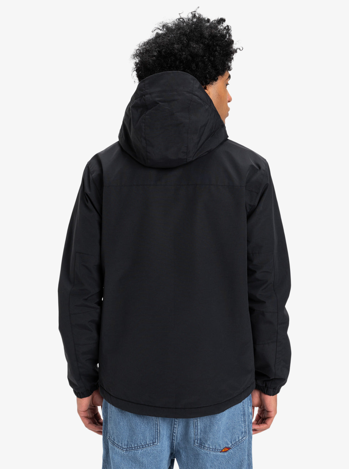 Quiksilver Mens Overcast 3K Warm Waterproof Jacket - Black - ManGo Surfing