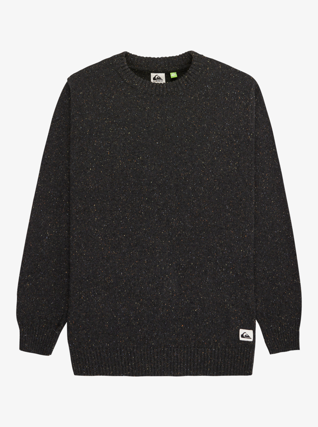 Quiksilver Mens Slow Song Neppy Jumper - Tarmac - ManGo Surfing