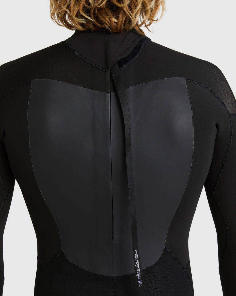 Quiksilver Mens 3/2mm Prologue Back Zip Wetsuit - Black - ManGo Surfing