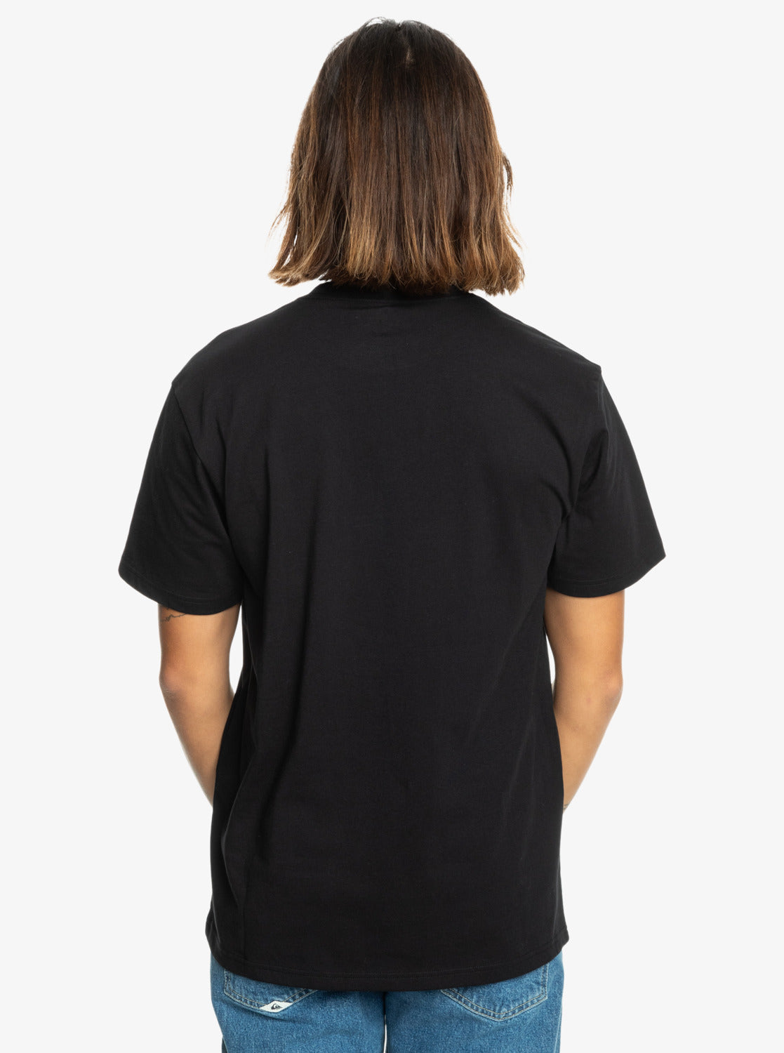 Quiksilver Mens Comp Logo T-Shirt - Black