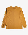 Quiksilver Mens Comp Logo Long Sleeve T-Shirt - Bone Brown