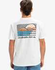 Quiksilver Mens Evo Future Islands T-Shirt - Snow White