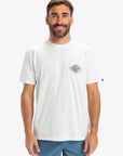 Quiksilver Mens Evo Future Islands T-Shirt - Snow White