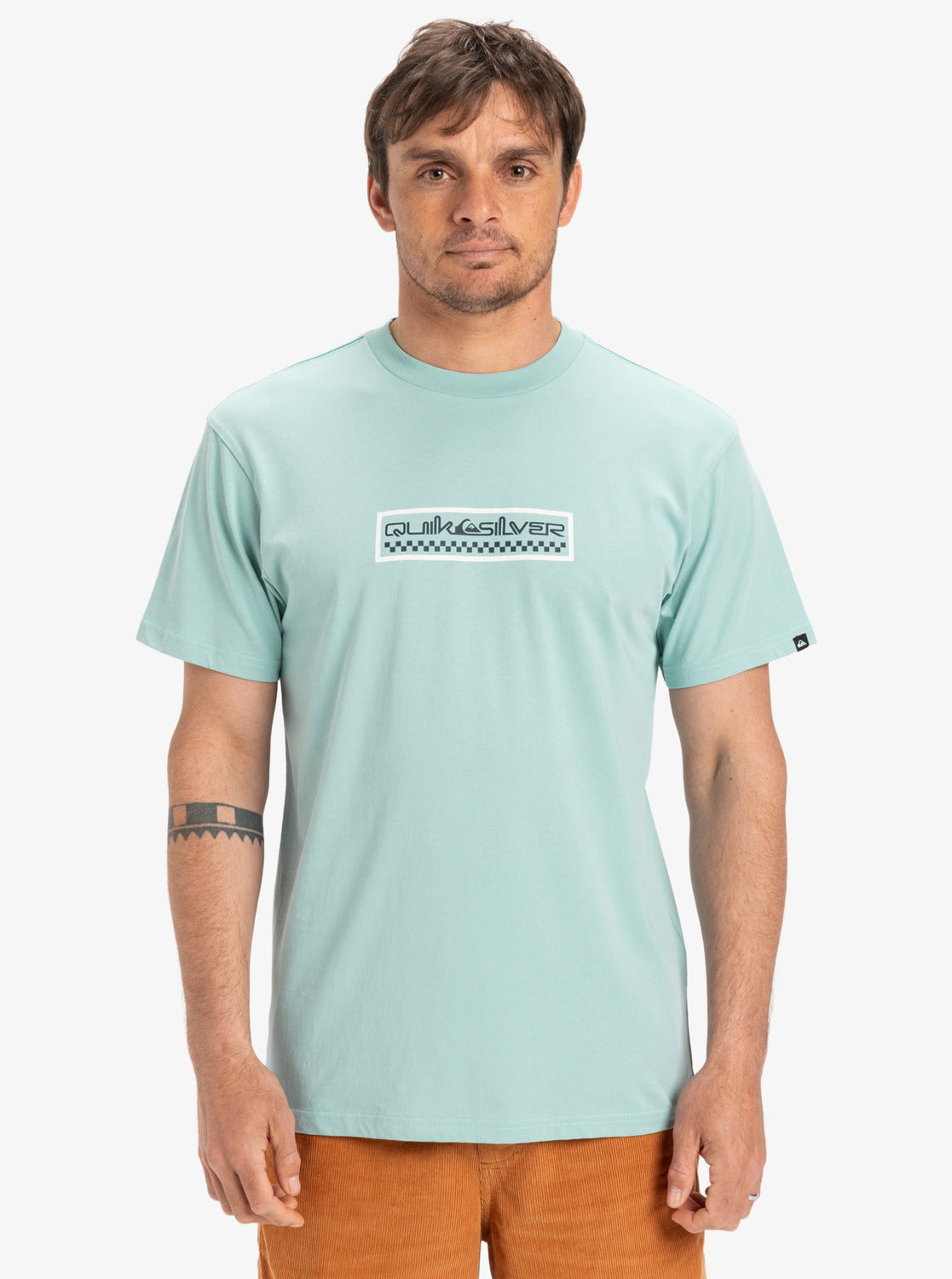 Quiksilver Mens EV Sun Dagger T-Shirt - Aquifer - ManGo Surfing