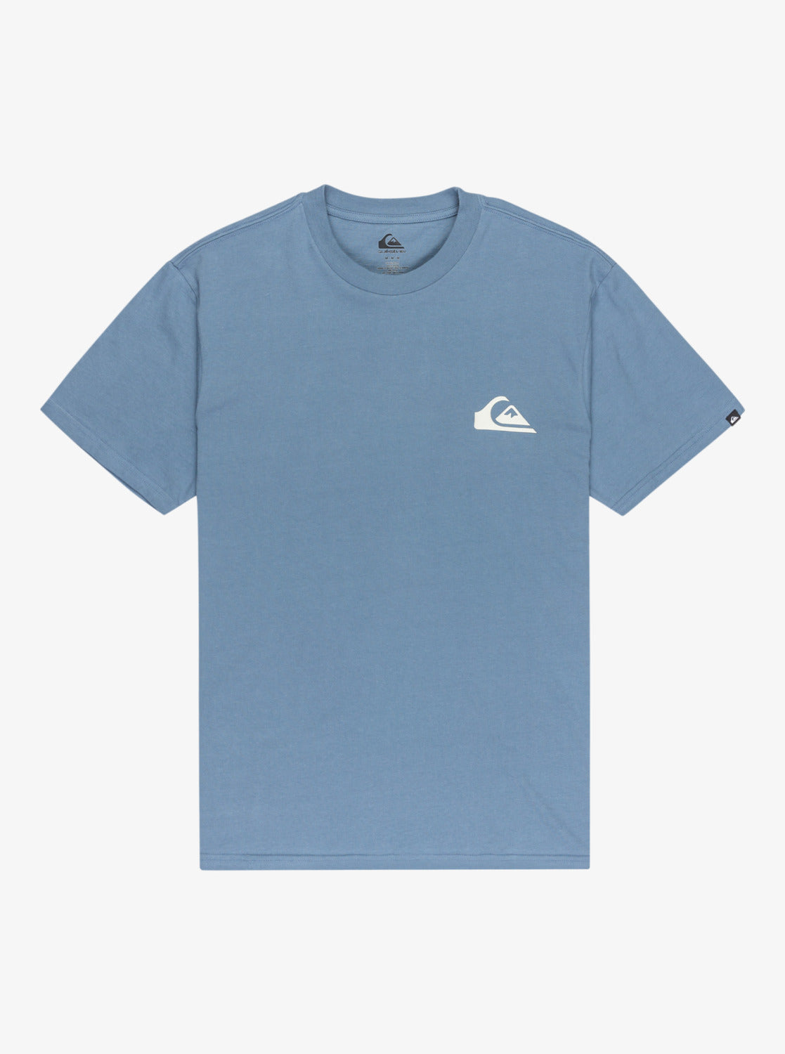 Quiksilver Mens EV Mini Logo T-Shirt - China Blue - ManGo Surfing