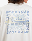 Quiksilver Mens Evo Border Lines T-Shirt - White