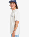 Quiksilver Mens Evo Border Lines T-Shirt - White
