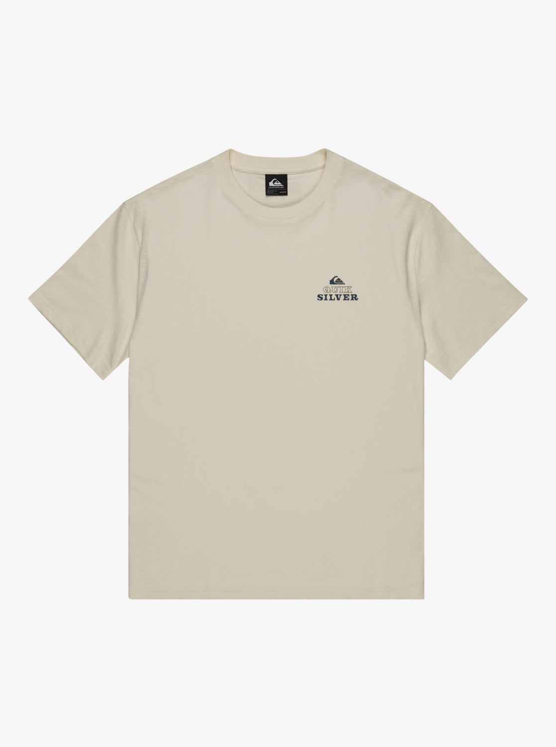 Quiksilver Mens Cl Soul Maze T-Shirt - Snow White - ManGo Surfing