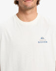 Quiksilver Mens Cl Soul Maze T-Shirt - Snow White - ManGo Surfing
