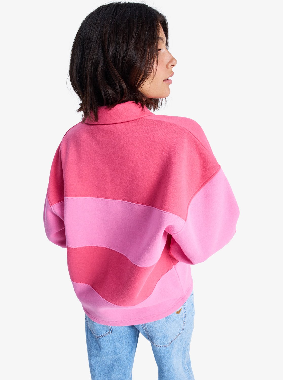 Roxy Womens Cross Your Mind Sweatshirt - Honey Suckle - ManGo Surfing