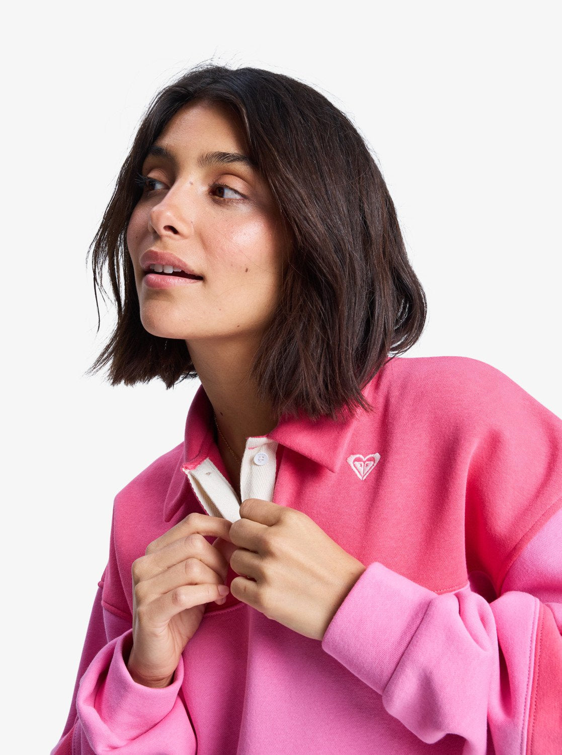 Roxy Womens Cross Your Mind Sweatshirt - Honey Suckle