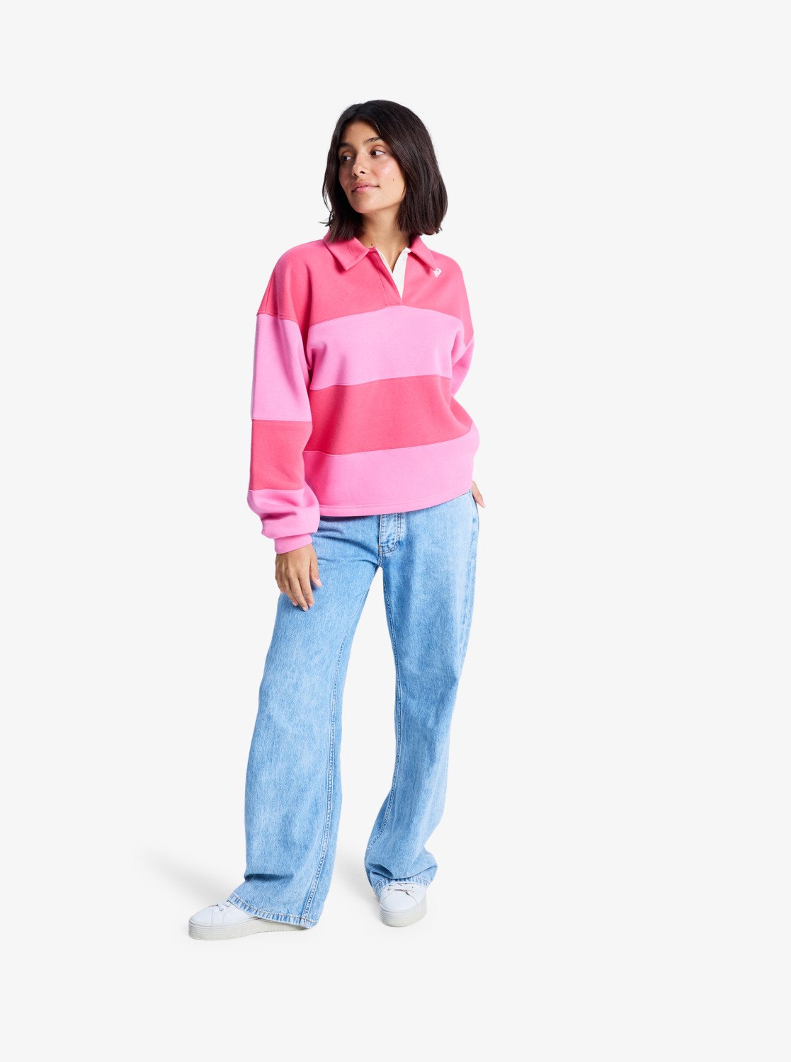 Roxy Womens Cross Your Mind Sweatshirt - Honey Suckle