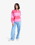 Roxy Womens Cross Your Mind Sweatshirt - Honey Suckle