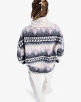 Roxy Womens Feels Like Winter Oversized Sherpa Zip Jacket - Parchment