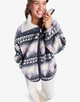 Roxy Womens Feels Like Winter Oversized Sherpa Zip Jacket - Parchment