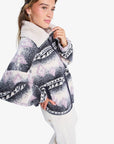 Roxy Womens Feels Like Winter Oversized Sherpa Zip Jacket - Parchment
