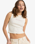 Roxy Womens Iconic Days Tank Top - Egret - ManGo Surfing