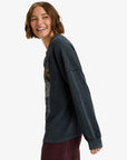 Roxy Womens Eastside Midweight Crew Neck Top - Anthracite