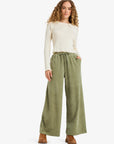 Roxy Womens Lekeitio Knit Corduroy Trousers - Oil Green