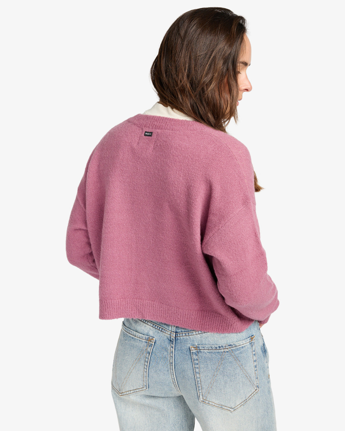 RVCA Womens Kitty Cardigan - Orchid - ManGo Surfing