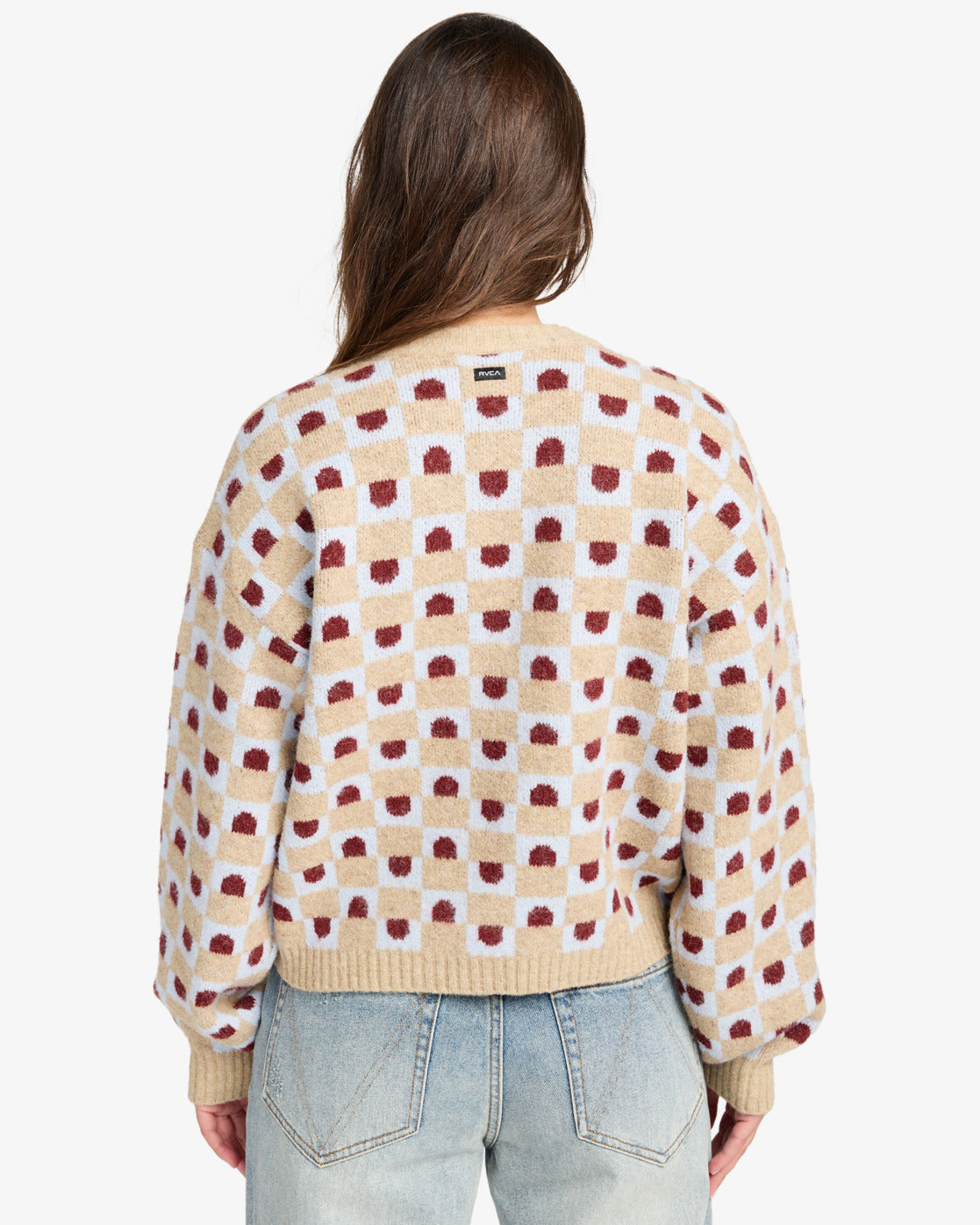 RVCA Womens Prep Jumper - Sku Blue - ManGo Surfing