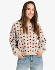 RVCA Womens Prep Jumper - Sku Blue - ManGo Surfing