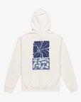 RVCA Mens Hibiscus Stamp Pullover Hoodie - Salt